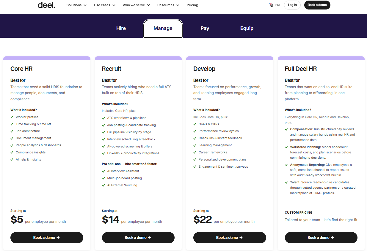 Deel vs Remote Employee Portal